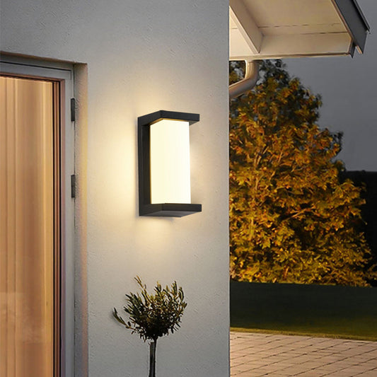 Motion Sensor Outdoor Wall Light with LED - Energy-Efficient Aluminum Design 1