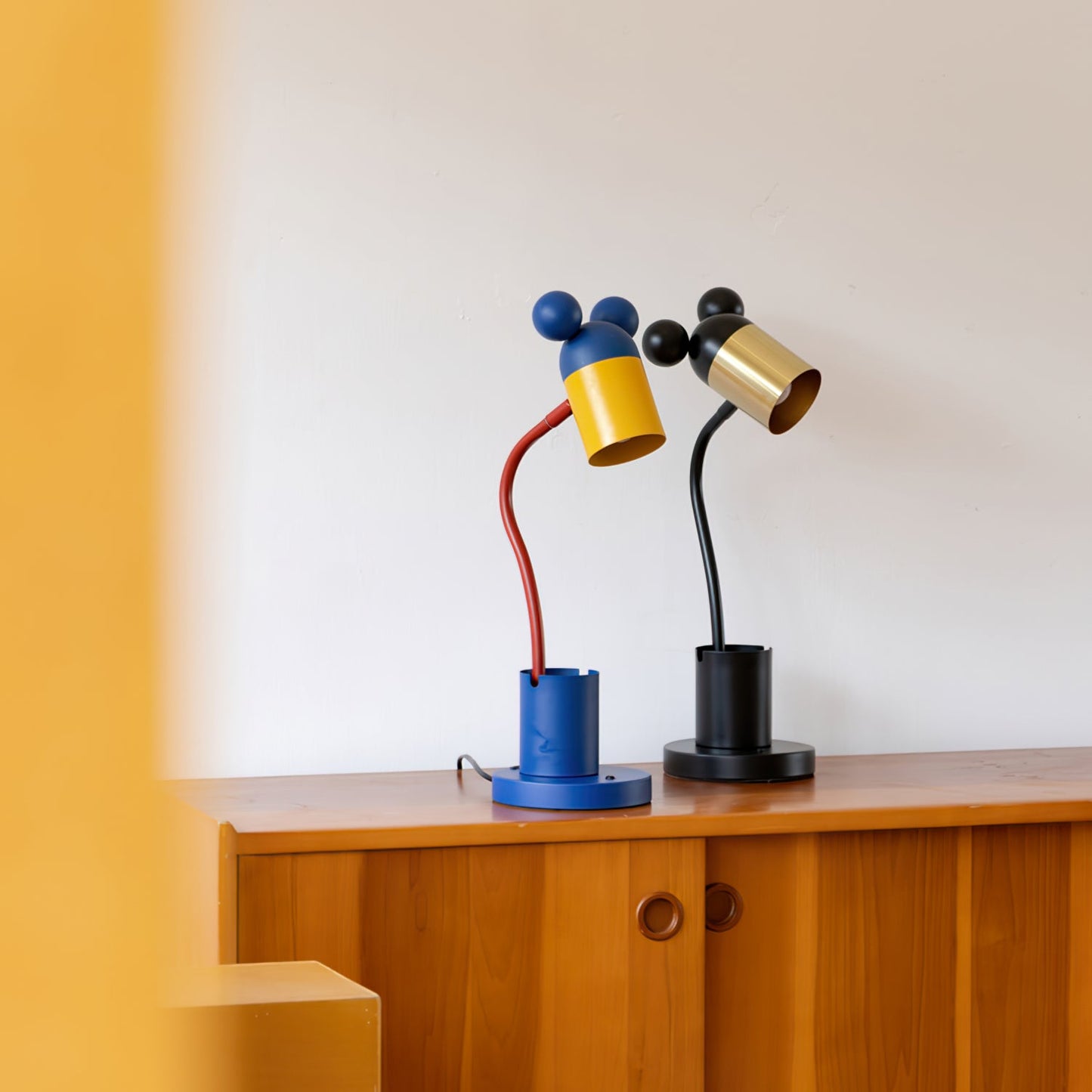 Colorful Mouse Table Lamp with Pen Holder – Adjustable Neck for Kids' Room 3