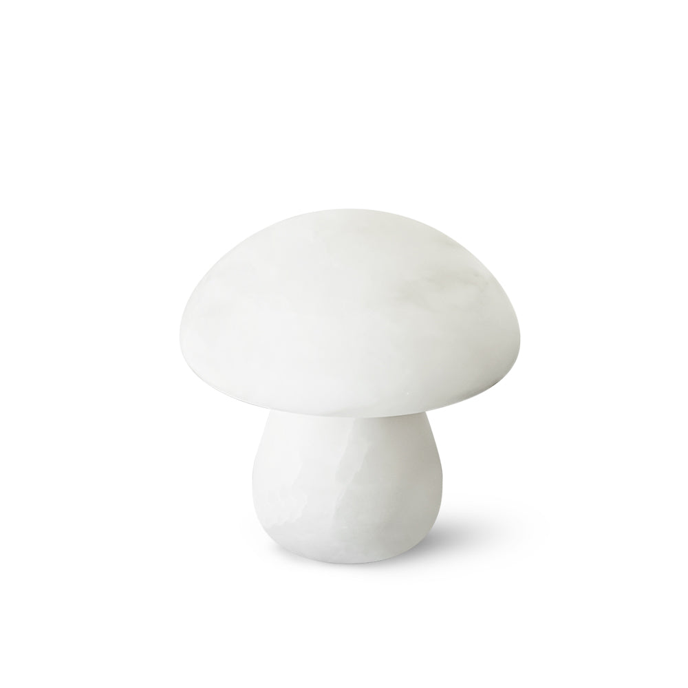 Mushroom Alabaster Table Lamp – Modern Indoor Lighting Fixture with Warm Glow 1