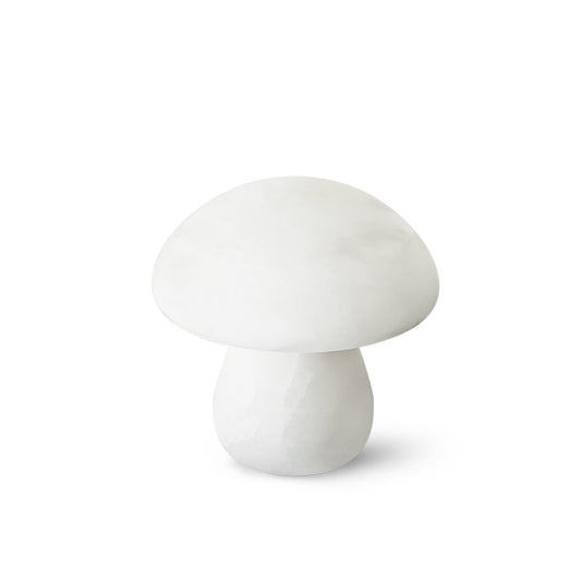 Mushroom Alabaster Table Lamp – Modern Indoor Lighting Fixture with Warm Glow 1