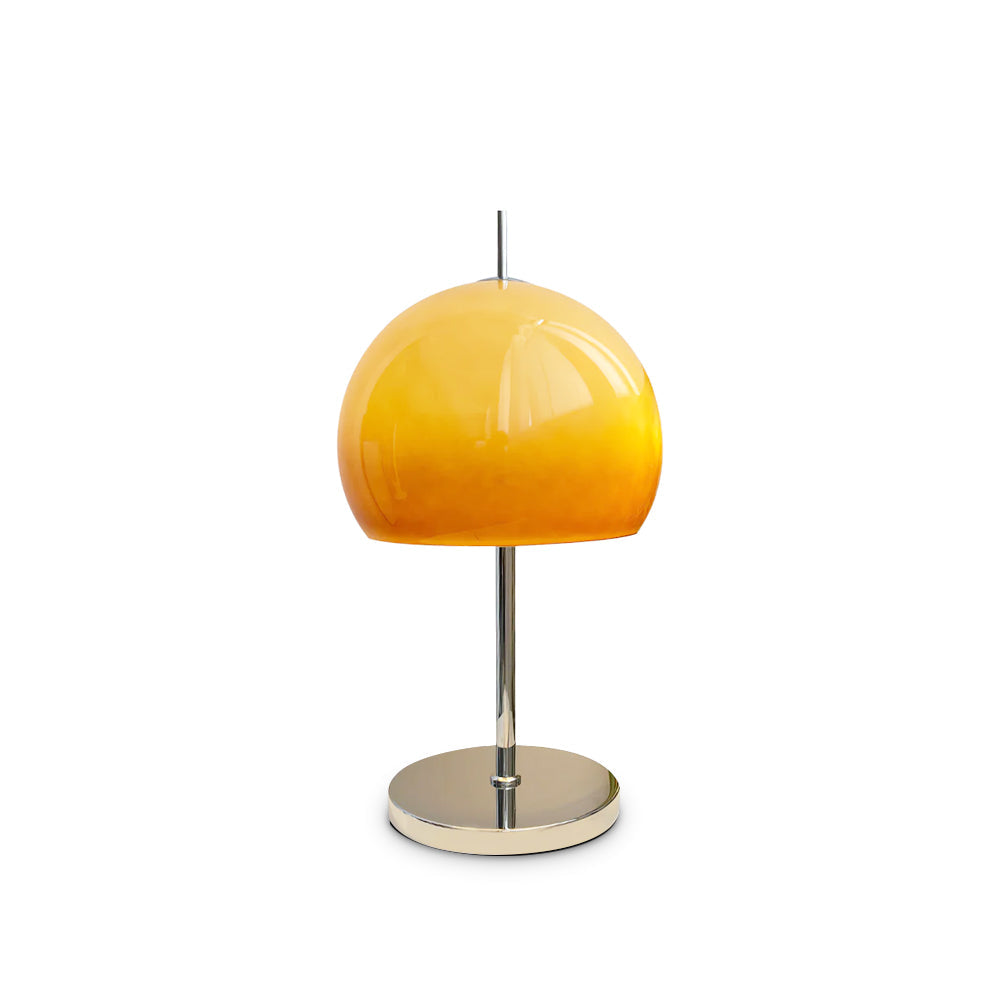 Mushroom Table Lamp with Brown Shade – Stylish Indoor Lighting Fixture 2