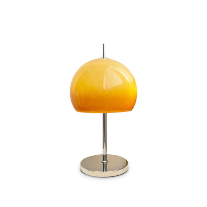 Mushroom Table Lamp with Brown Shade – Stylish Indoor Lighting Fixture 2