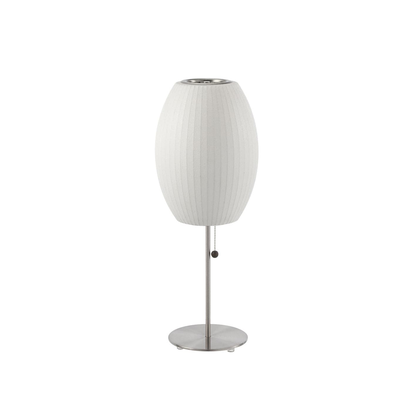 Classic Table Lamp with Steel Base and Walnut Finish – Elegant Design 1