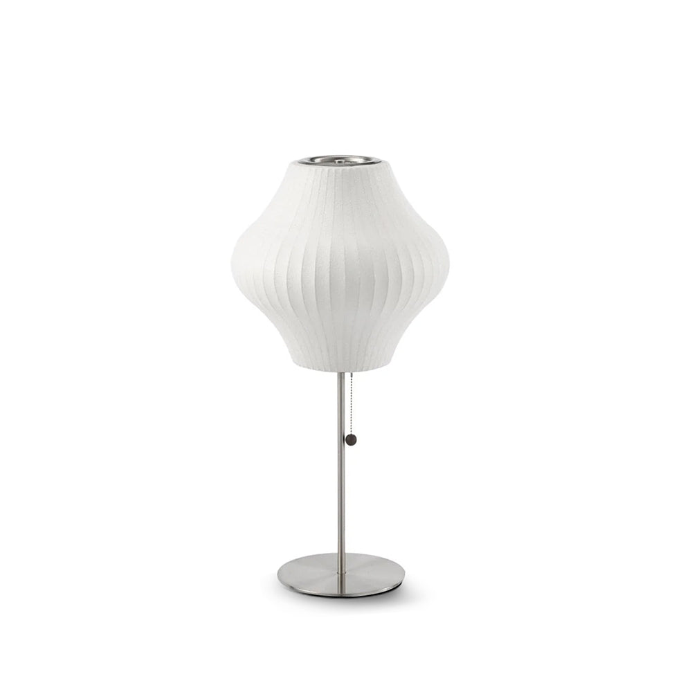 Classic Table Lamp with Steel Base and Walnut Finish – Elegant Design 2