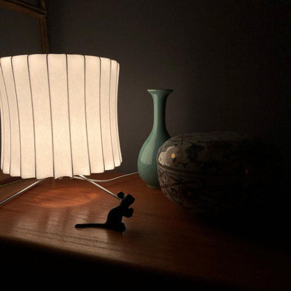 Stylish Tripod Table Lamp for Living Room or Bedroom – Spherical Design, Steel Stand 9