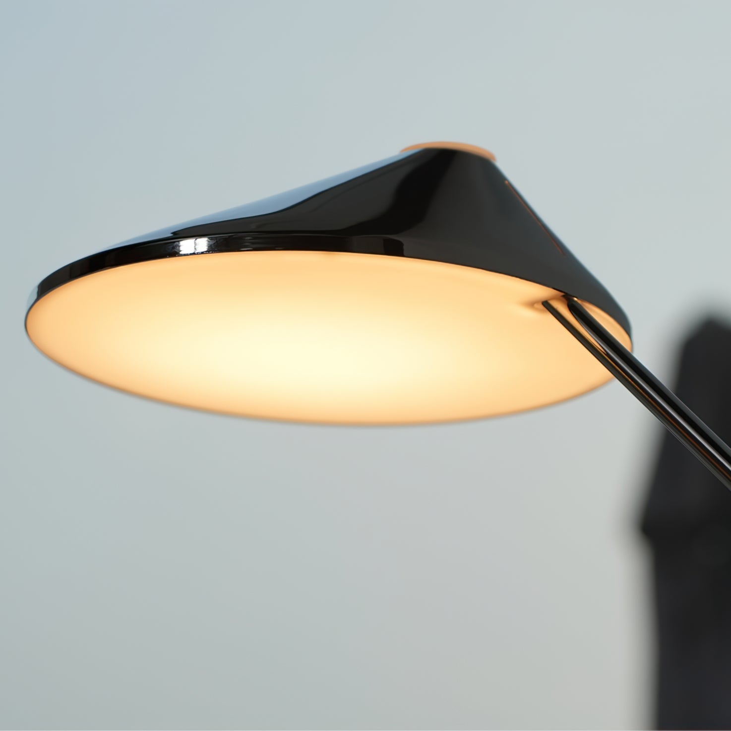 Modern Cone-Shaped Table Lamp with Touch Control – Metal and Acrylic Design for Bedroom or Living Room 6