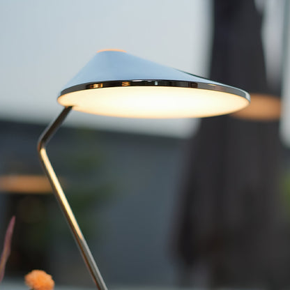 Modern Cone-Shaped Table Lamp with Touch Control – Metal and Acrylic Design for Bedroom or Living Room 7
