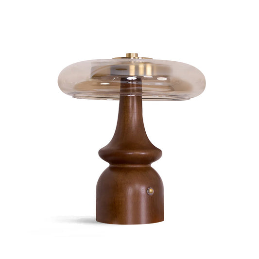 Modern Table Lamp with Adjustable Color Temperatures – Elegant Brown Finish for Bedroom or Living Room 1