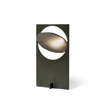 Modern Table Lamp with Integrated LED – Minimalist Design in Gray Black 1