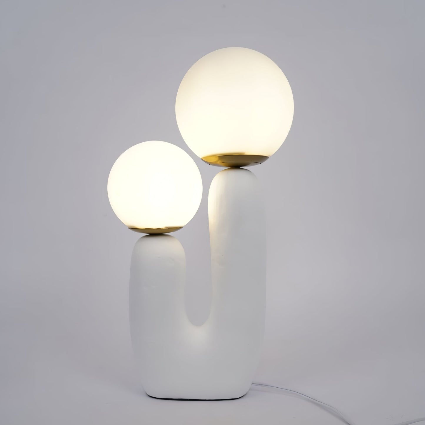 Contemporary Indoor Table Lamp with LED Compatibility – 10.2 Diameter, Multiple Colors 1