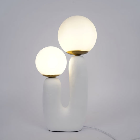 Contemporary Indoor Table Lamp with LED Compatibility – 10.2 Diameter, Multiple Colors 1