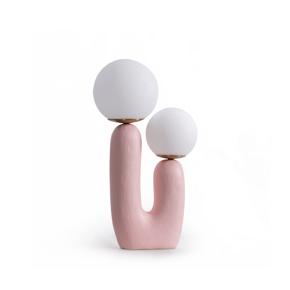 Contemporary Indoor Table Lamp with LED Compatibility – 10.2 Diameter, Multiple Colors 2