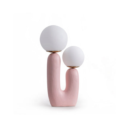 Contemporary Indoor Table Lamp with LED Compatibility – 10.2 Diameter, Multiple Colors 2