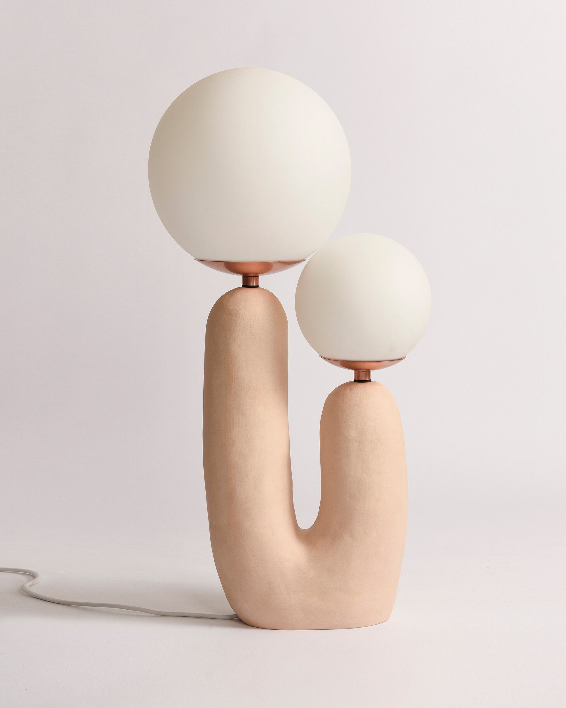 Contemporary Indoor Table Lamp with LED Compatibility – 10.2 Diameter, Multiple Colors 4