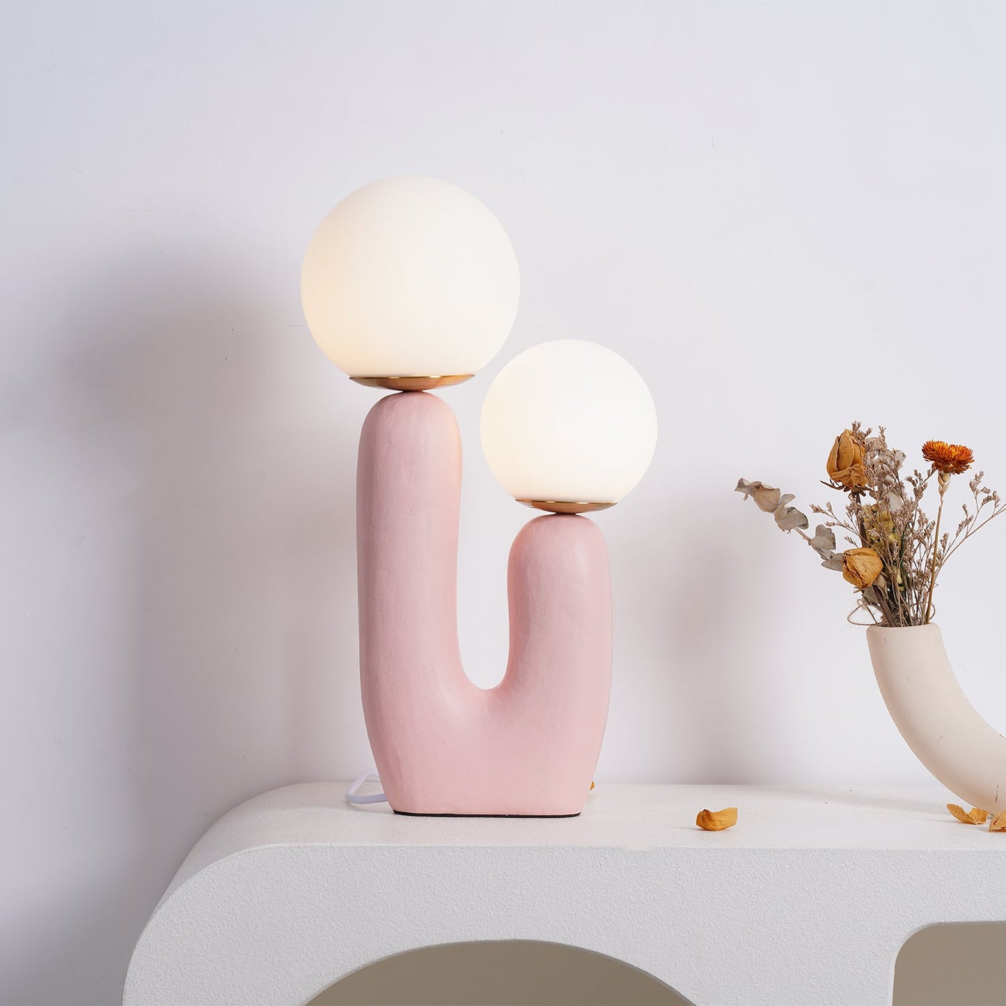 Contemporary Indoor Table Lamp with LED Compatibility – 10.2 Diameter, Multiple Colors 6