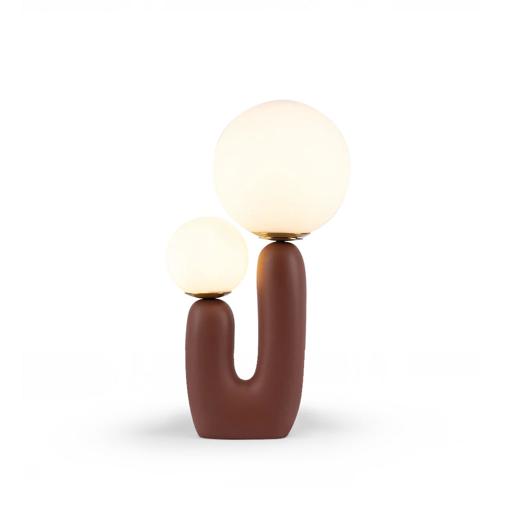 Contemporary Table Lamp for Living Room or Bedroom – LED Compatible, 10.2 Diameter, 16.5 Height 2