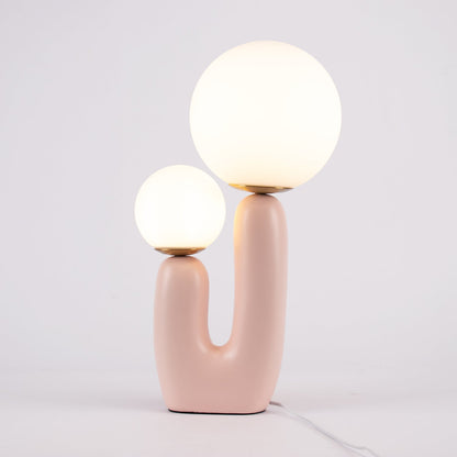 Contemporary Table Lamp for Living Room or Bedroom – LED Compatible, 10.2 Diameter, 16.5 Height 12