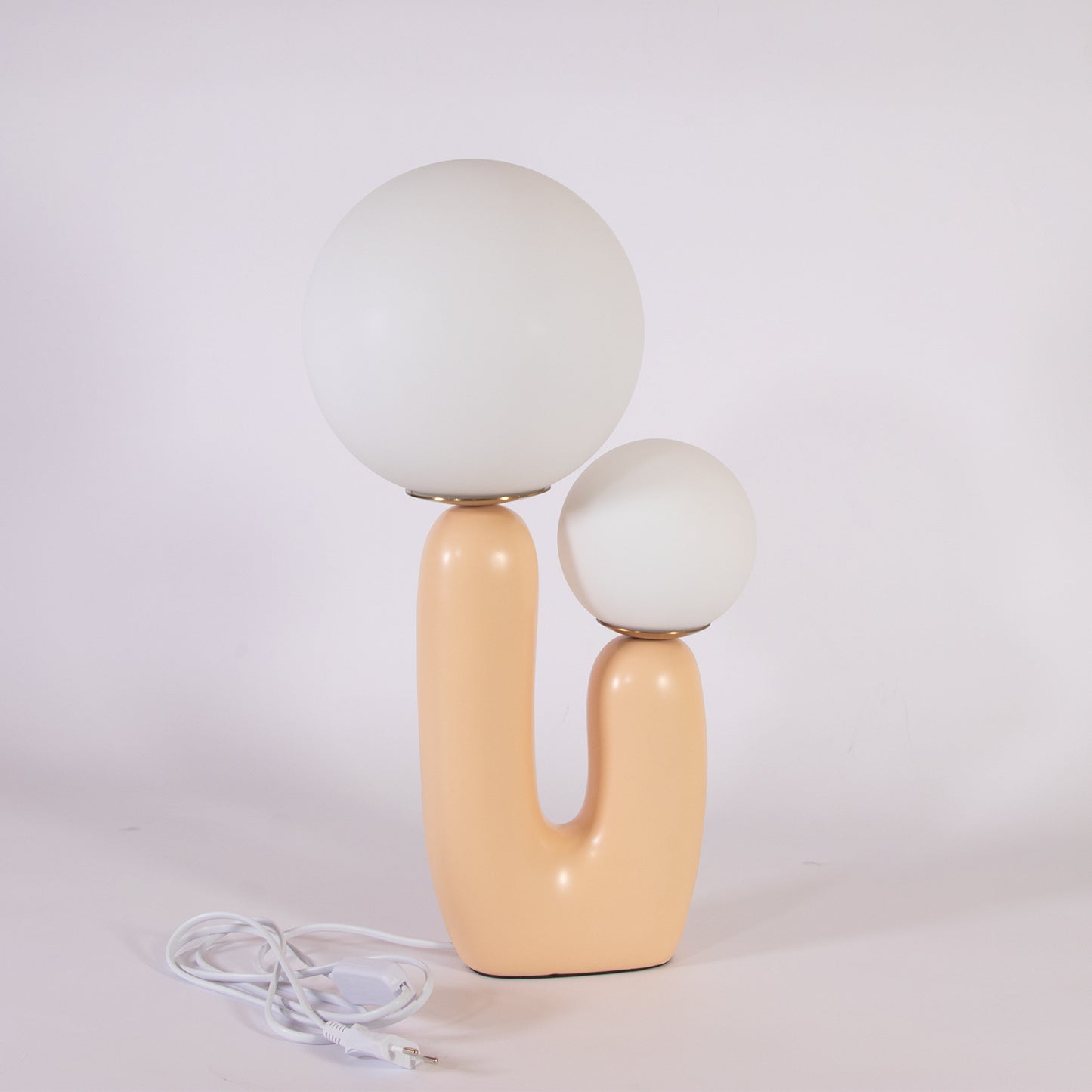 Contemporary Table Lamp for Living Room or Bedroom – LED Compatible, 10.2 Diameter, 16.5 Height 3