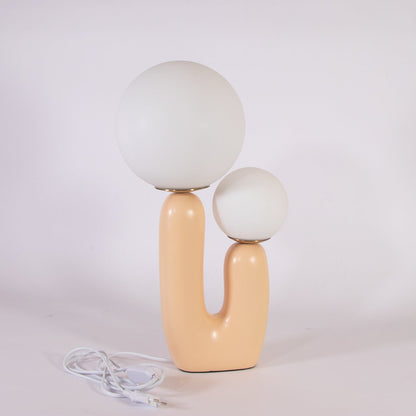 Contemporary Table Lamp for Living Room or Bedroom – LED Compatible, 10.2 Diameter, 16.5 Height 3