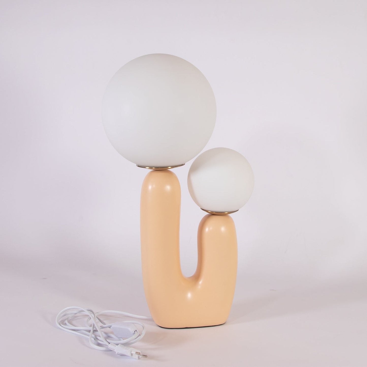Contemporary Table Lamp for Living Room or Bedroom – LED Compatible, 10.2 Diameter, 16.5 Height 5