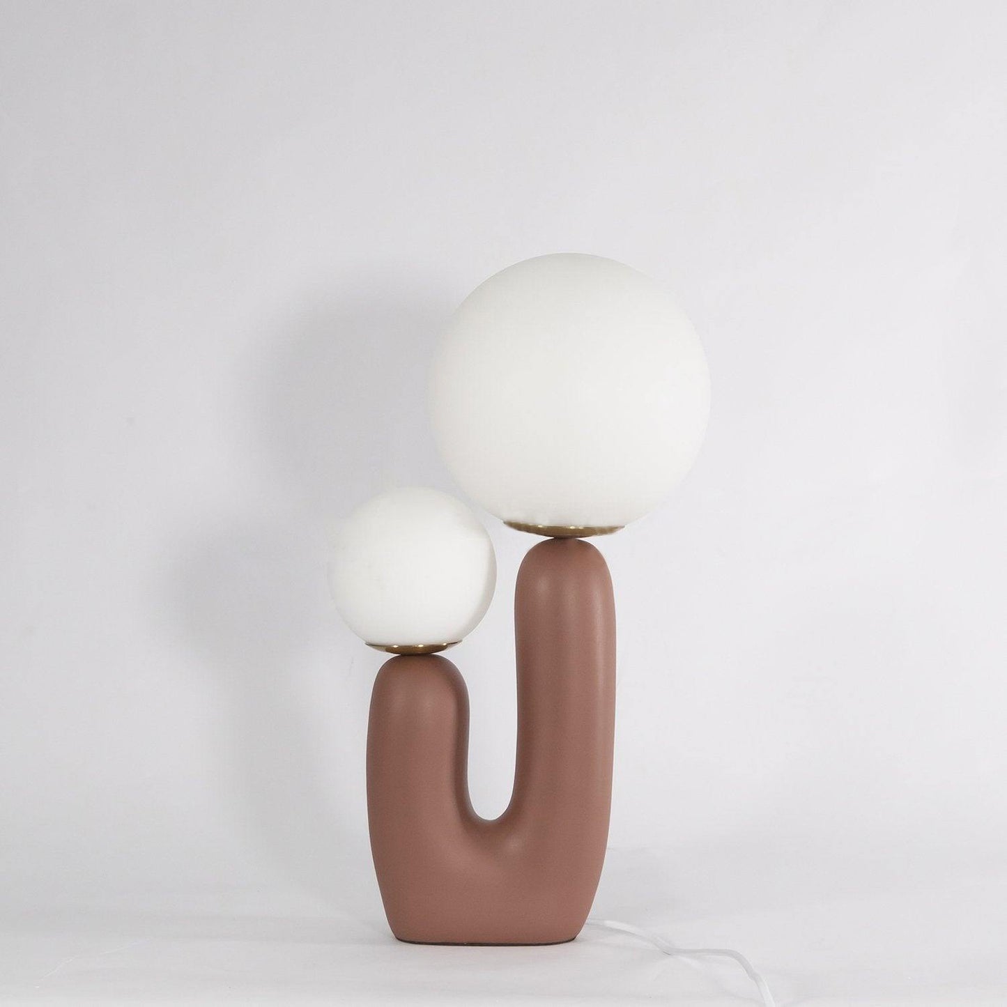 Contemporary Table Lamp for Living Room or Bedroom – LED Compatible, 10.2 Diameter, 16.5 Height 8