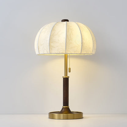 Elegant Fabric Table Lamp with Unique Shade – Ideal for Bedroom and Living Room Use 1