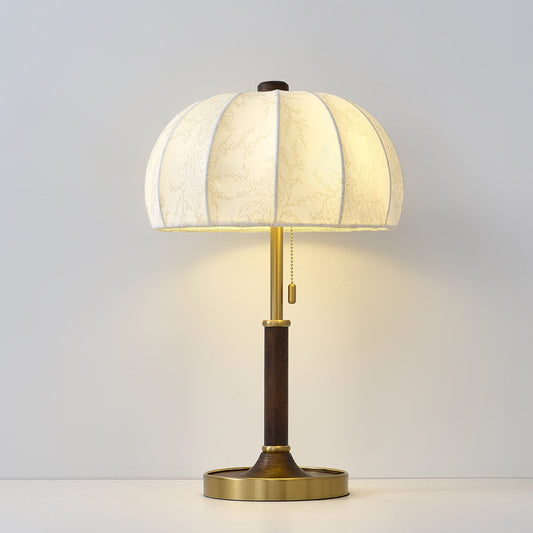 Elegant Fabric Table Lamp with Unique Shade – Ideal for Bedroom and Living Room Use 1