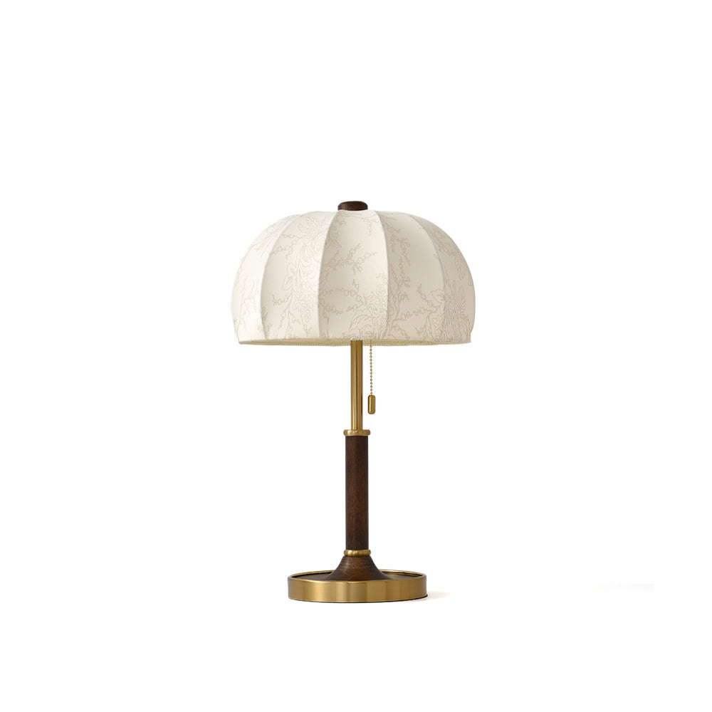 Elegant Fabric Table Lamp with Unique Shade – Ideal for Bedroom and Living Room Use 2