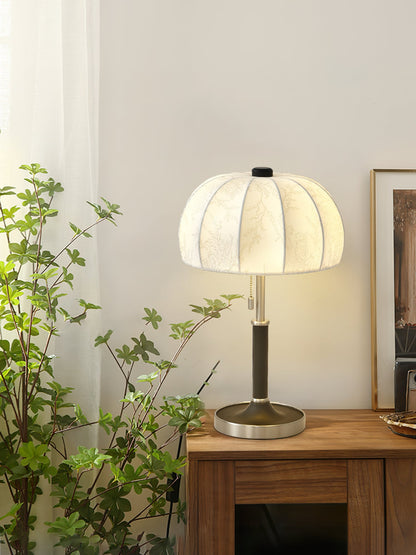 Elegant Fabric Table Lamp with Unique Shade – Ideal for Bedroom and Living Room Use 5