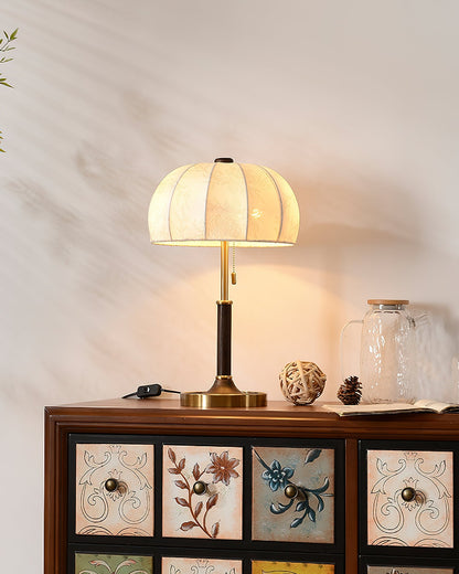 Elegant Fabric Table Lamp with Unique Shade – Ideal for Bedroom and Living Room Use 9