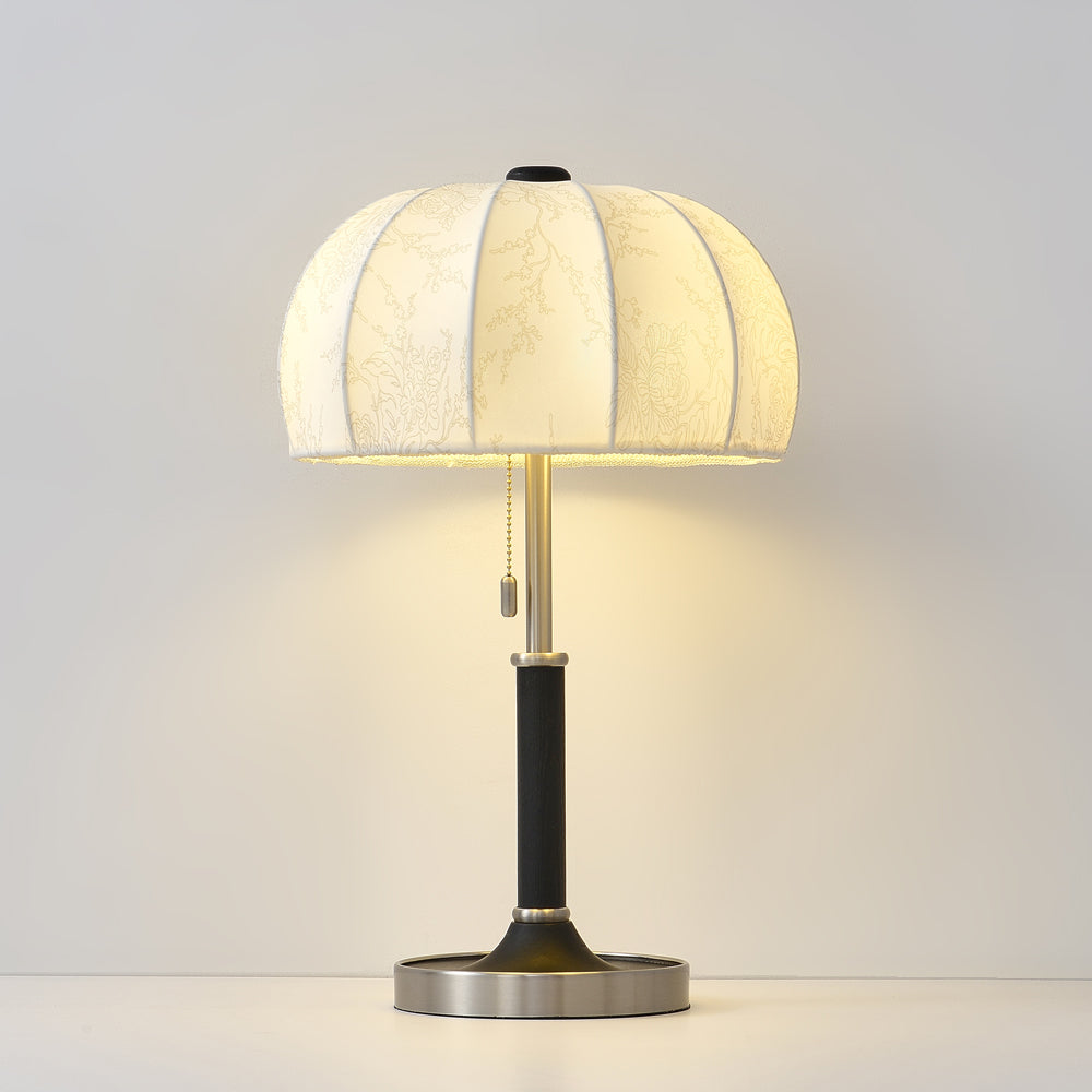 Elegant Fabric Table Lamp with Unique Shade – Ideal for Bedroom and Living Room Use 10