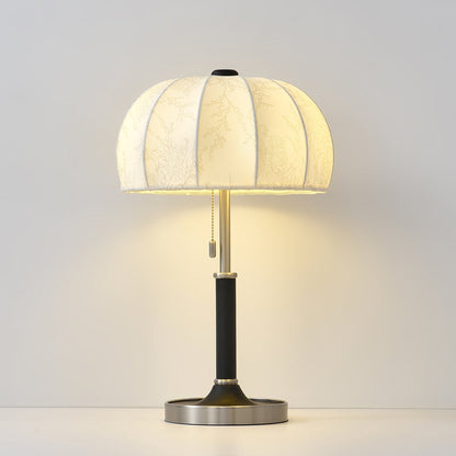 Elegant Fabric Table Lamp with Unique Shade – Ideal for Bedroom and Living Room Use 10