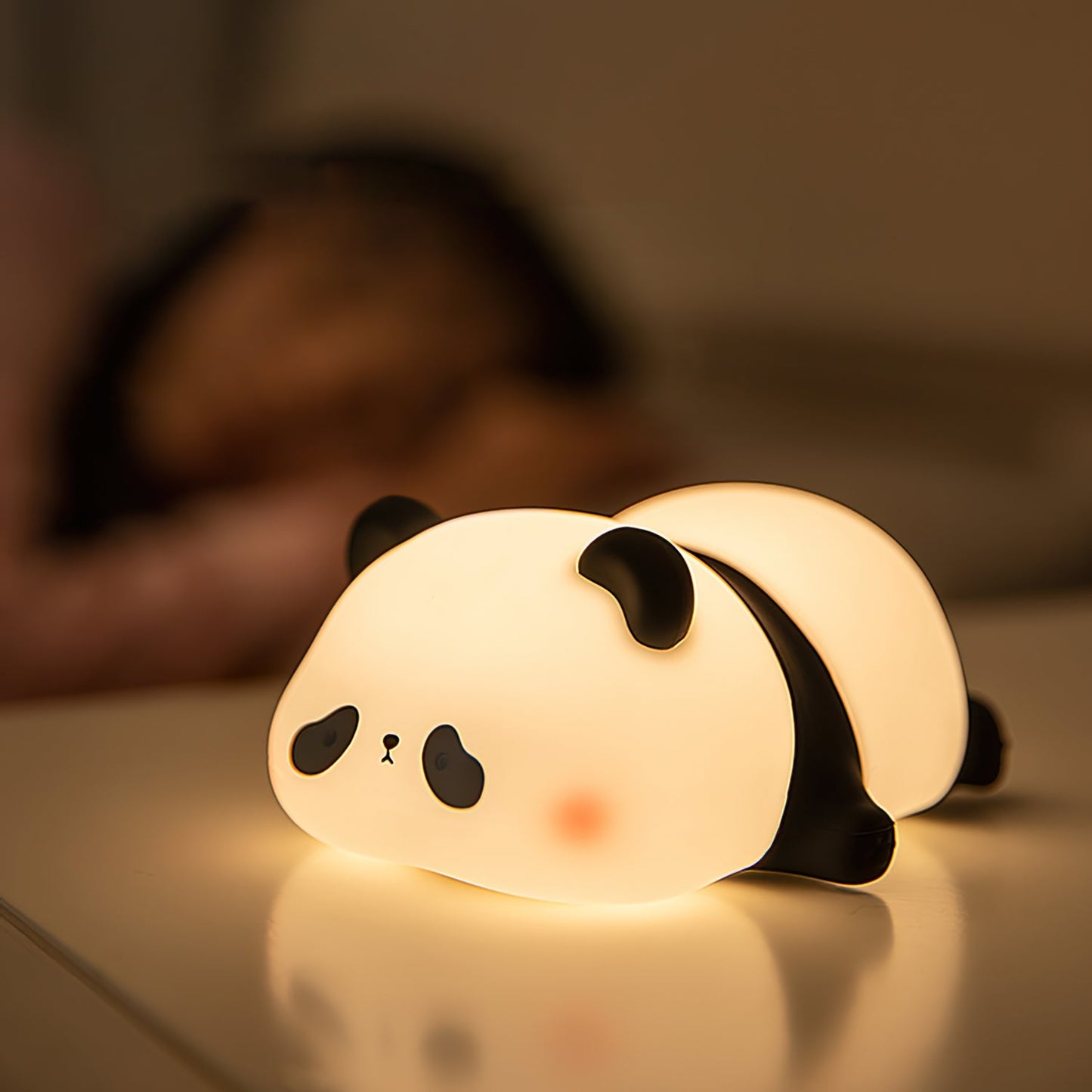 Panda Table Lamp with Integrated LED – Unique Touch Control Design 9