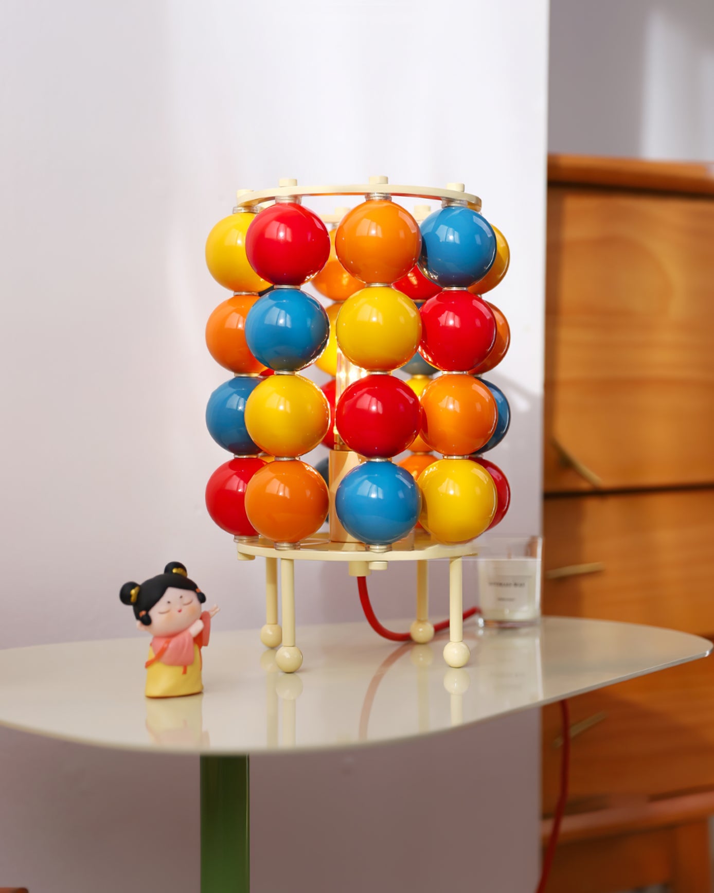 Modern Spherical Table Lamp with LED Compatibility – 19cm Diameter 7