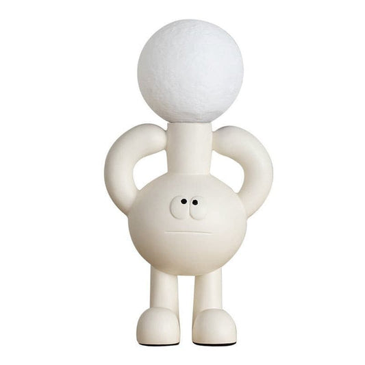 3D Printed Resin Robot Table Lamp – Cute Bedside Desk Lamp with LED Compatibility 1