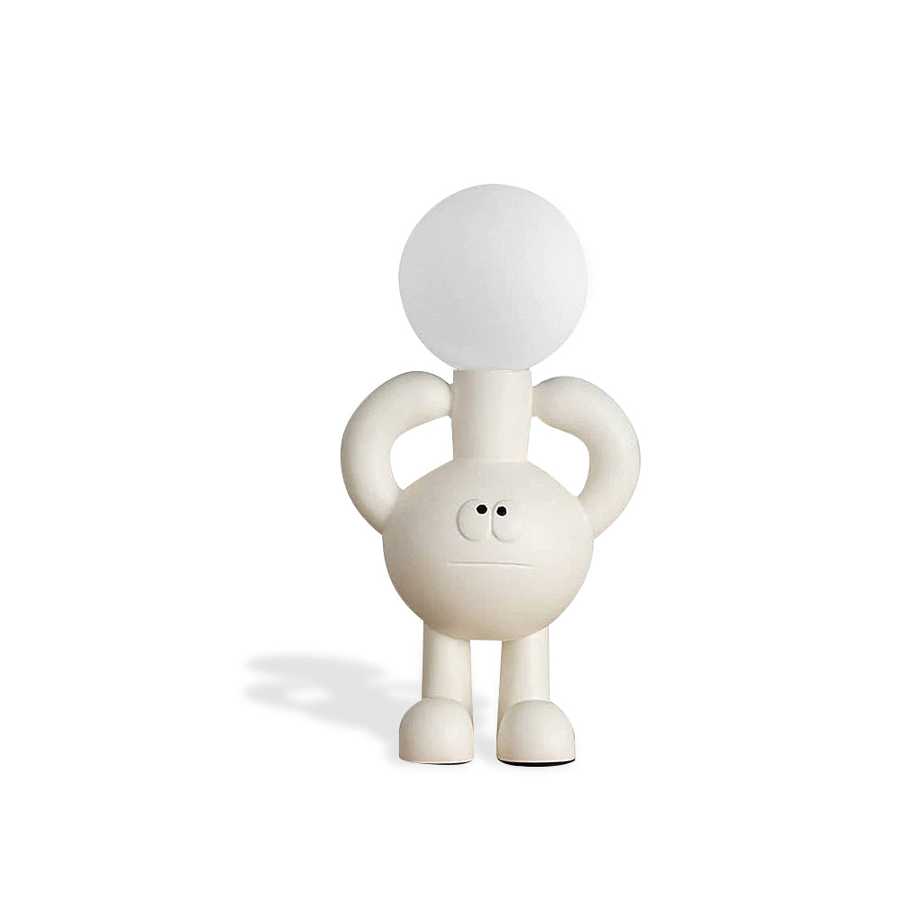 3D Printed Resin Robot Table Lamp – Cute Bedside Desk Lamp with LED Compatibility 2