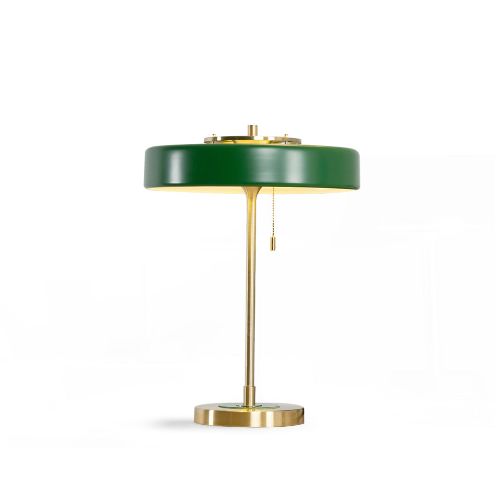 Contemporary Table Lamp with Acrylic Diffuser – Metal Base for Living Room or Bedroom 2