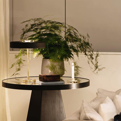Contemporary Table Lamp with Acrylic Diffuser – Metal Base for Living Room or Bedroom 7