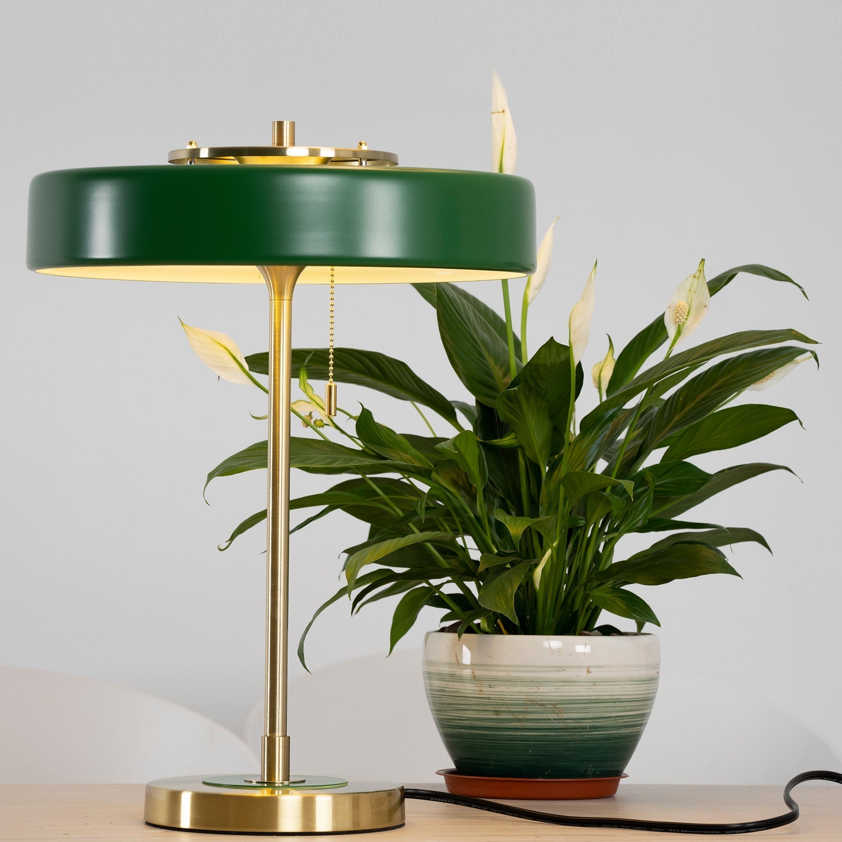 Contemporary Table Lamp with Acrylic Diffuser – Metal Base for Living Room or Bedroom 8