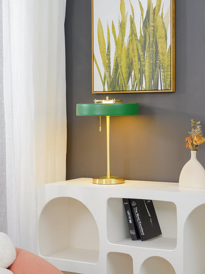 Contemporary Table Lamp with Acrylic Diffuser – Metal Base for Living Room or Bedroom 9