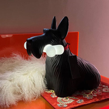 Scottie Table Lamp – Indoor LED Light with Unique Dog Design, 43cm Diameter 3