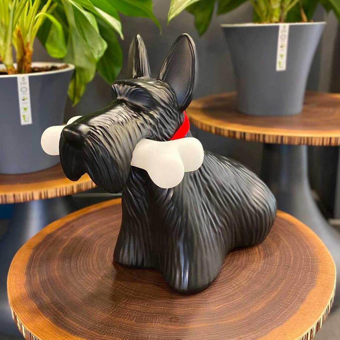 Scottie Table Lamp – Indoor LED Light with Unique Dog Design, 43cm Diameter 4