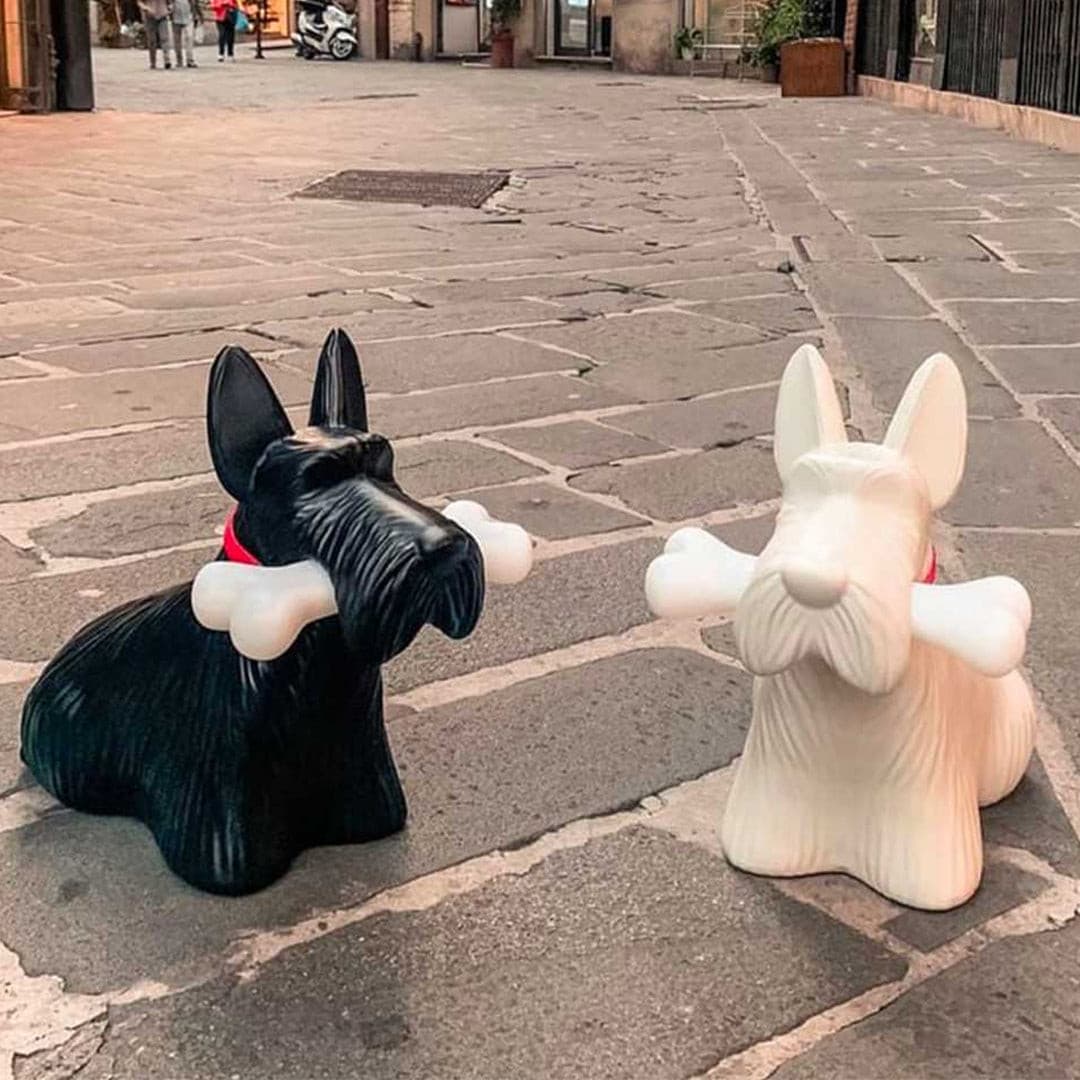 Scottie Table Lamp – Indoor LED Light with Unique Dog Design, 43cm Diameter 5