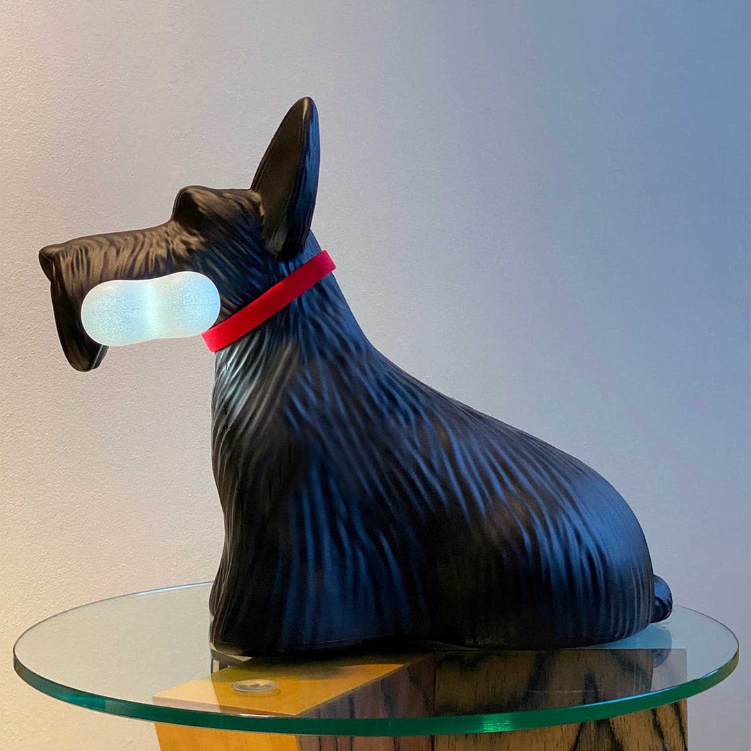Scottie Table Lamp – Indoor LED Light with Unique Dog Design, 43cm Diameter 8