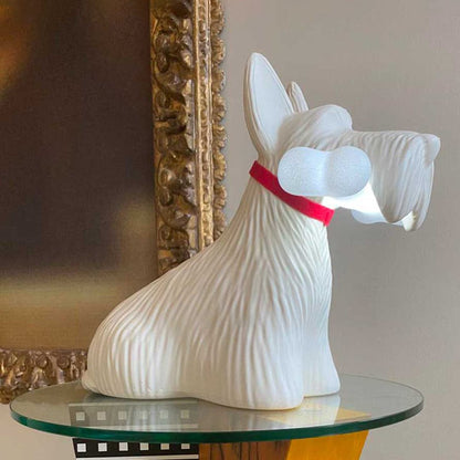 Scottie Table Lamp – Indoor LED Light with Unique Dog Design, 43cm Diameter 9