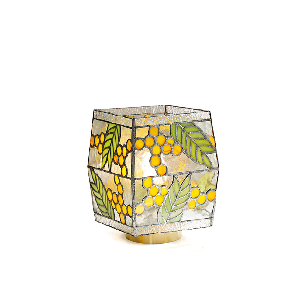Artistic Stained Glass Table Lamp – Nature-Inspired Design for Bedroom or Living Room 2