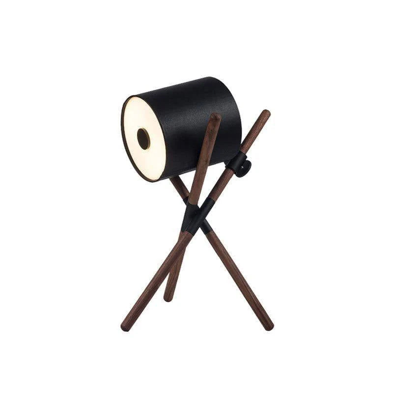 Eco-Friendly Table Lamp with Wood and Metal Design – Stylish Bedside or Desk Lighting 12