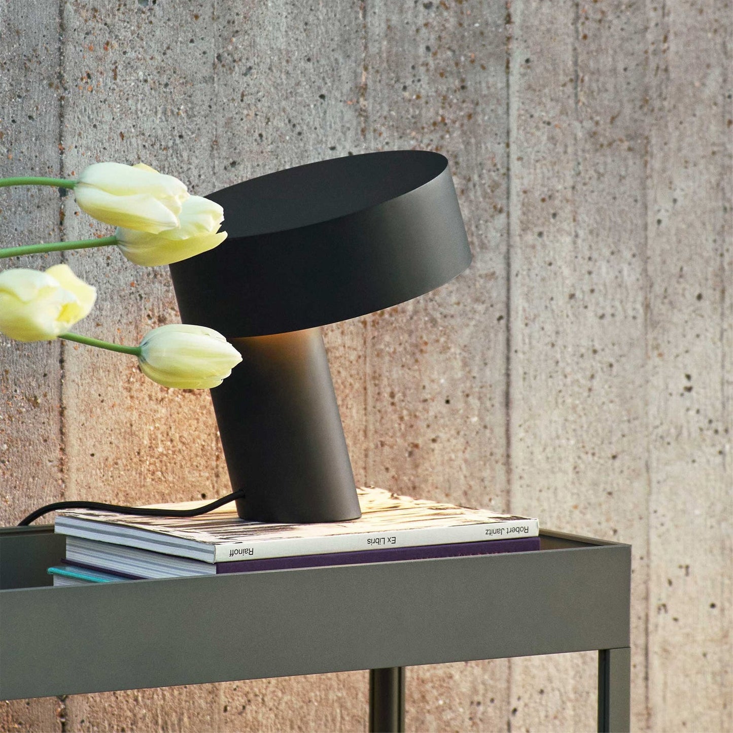 Modern Slant Table Lamp with Integrated LED – Metal Design for Desk, Bedside, Living Room 4