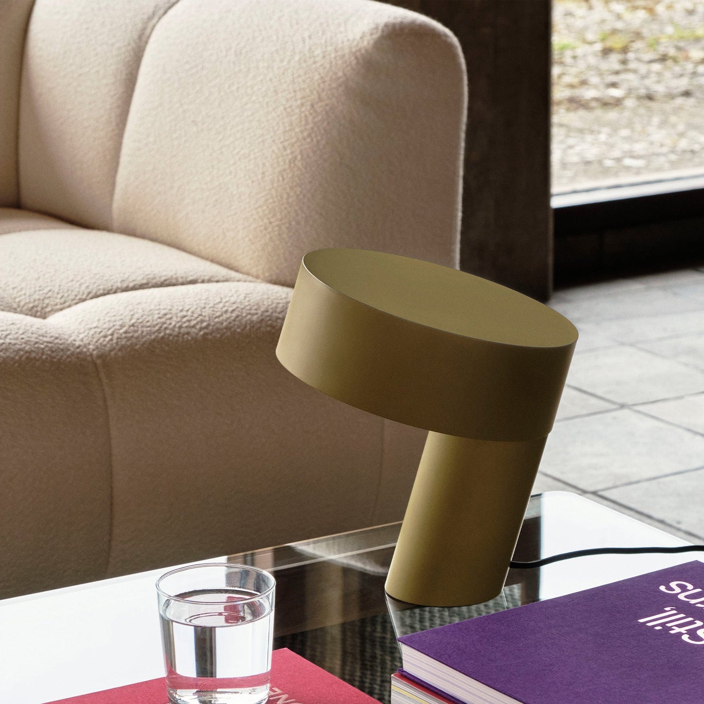 Modern Slant Table Lamp with Integrated LED – Metal Design for Desk, Bedside, Living Room 5
