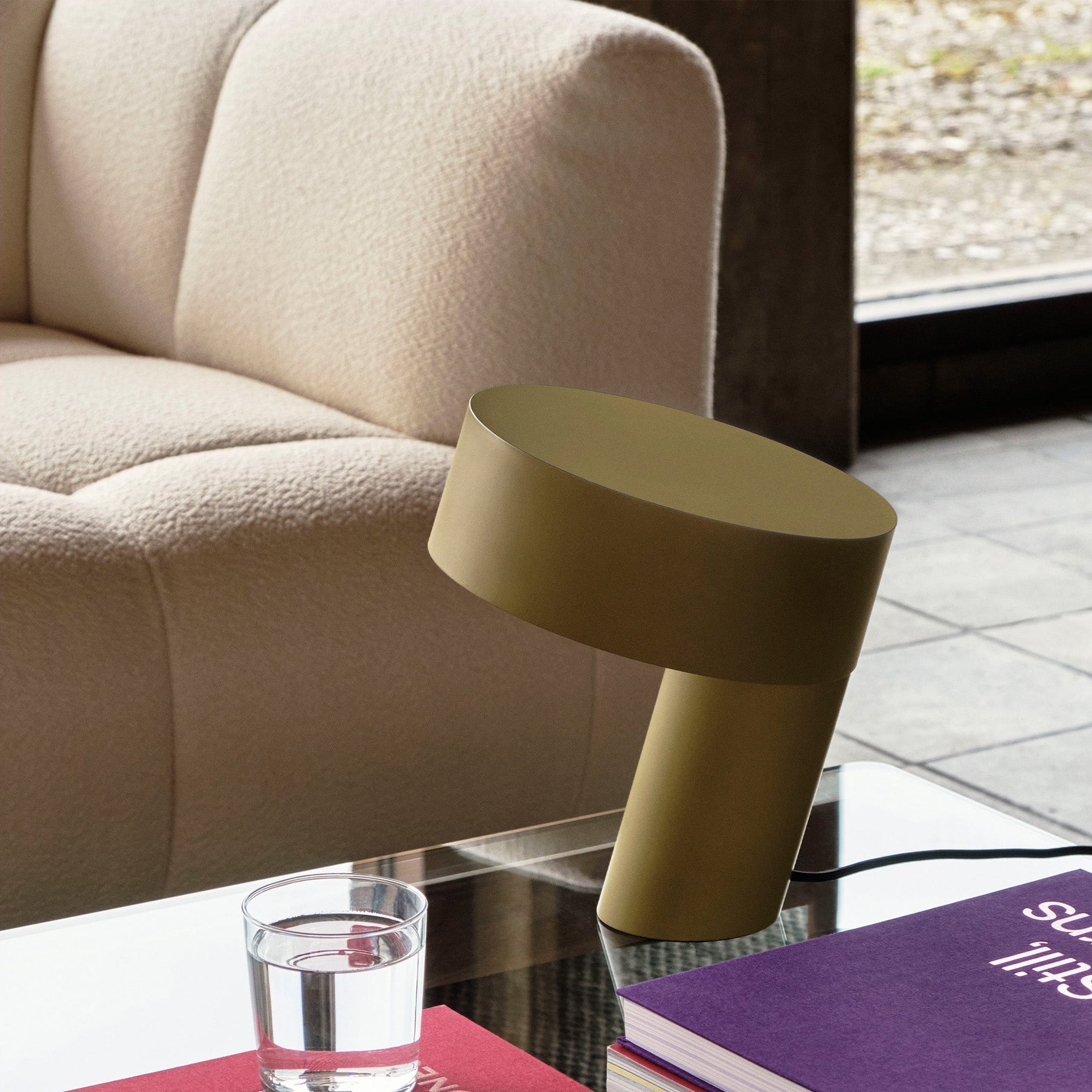Modern Slant Table Lamp with Integrated LED – Metal Design for Desk, Bedside, Living Room 5